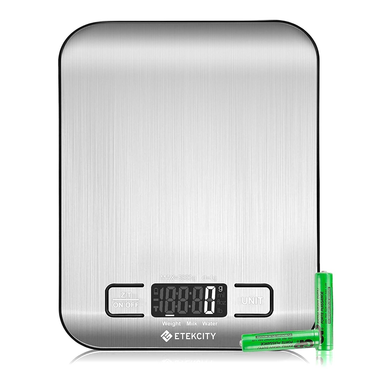 Etekcity Food Kitchen Scale, Digital Grams and Ounces for Weight Loss,  Baking, Cooking, Keto and Meal Prep, LCD Display, Medium, 304 Stainless  Steel